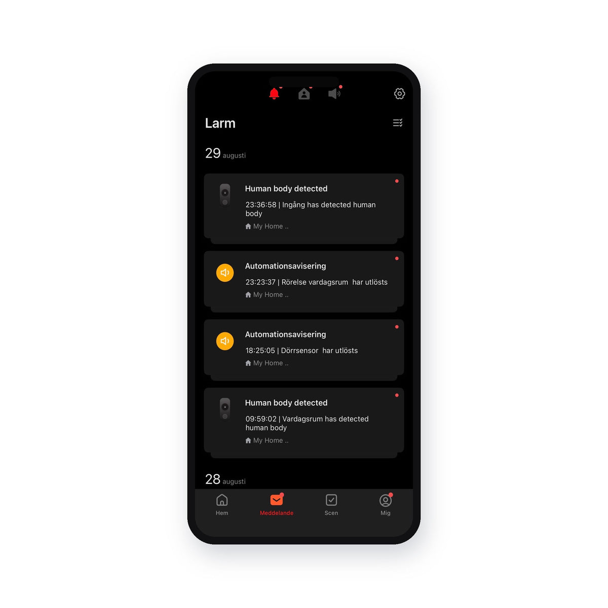 Samlarm - Larm paket + Apple Smart Watch SE3 40mm